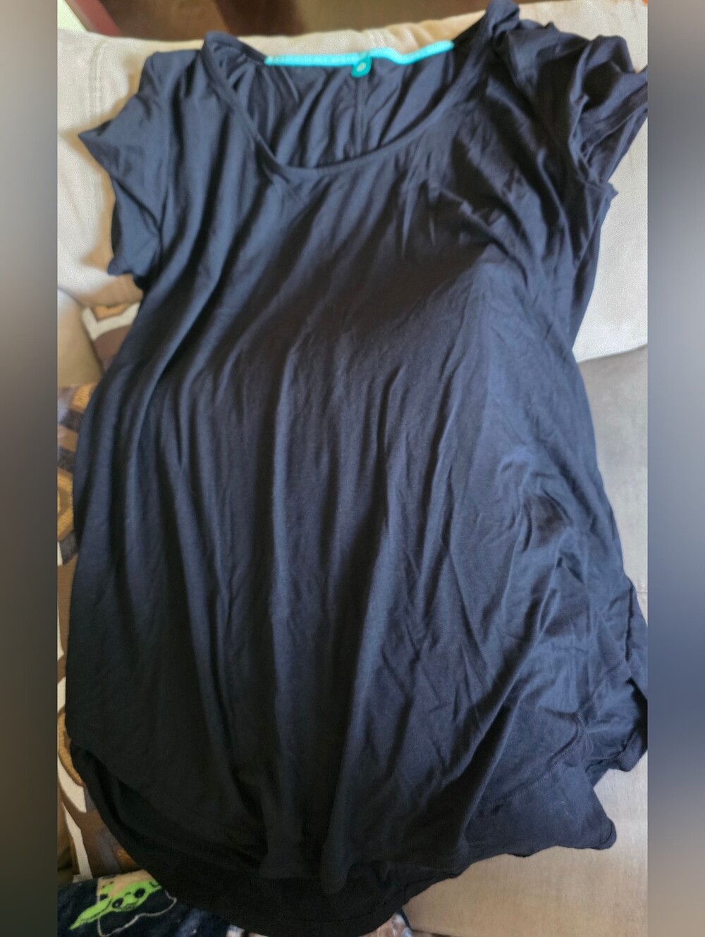 Sweetlegs Black Swing Top Sz L